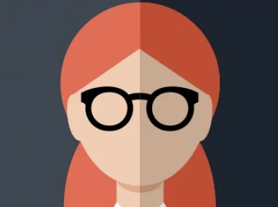 Female with glasses
