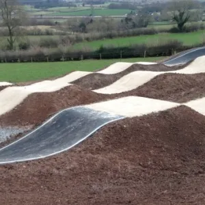 Standon Bowers Pump Track rollers