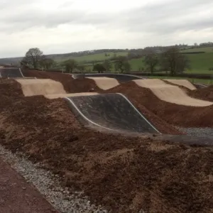 Standon Bowers Pump Track rollers