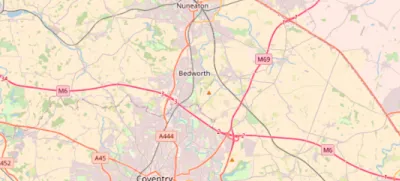Map showing the location of Poole Bay