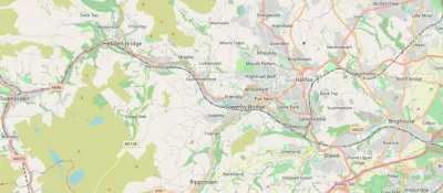 Map showing the location of Calderdale