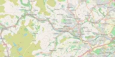 Map showing the location of Calderdale