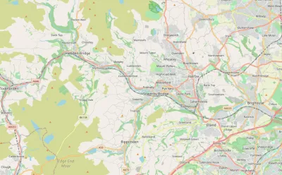 Map showing the location of Calderdale