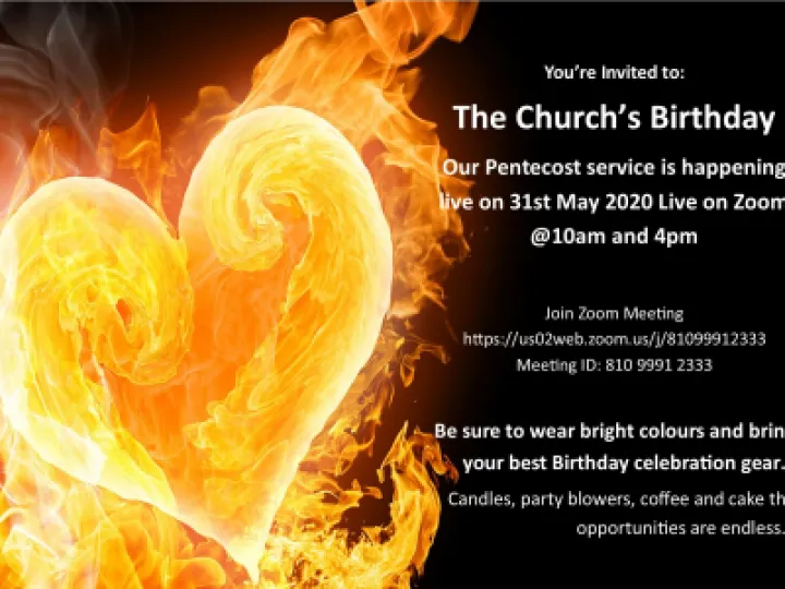 Pentecost Invite
