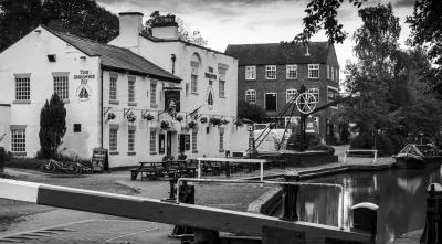 Audlem Locks, by Iain Miller