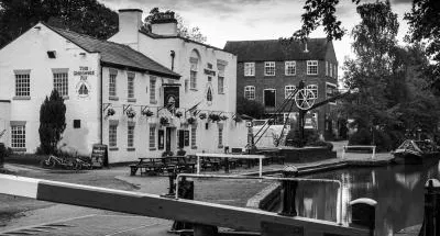 Audlem Locks, by Iain Miller