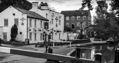 Audlem Locks, by Iain Miller