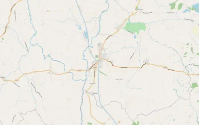 Map showing the location of Audlem Methodist Church