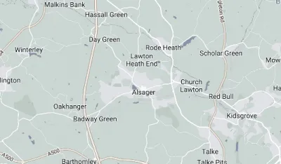 Map showing the location of Cheshire South Methodist Circuit