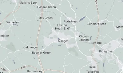 Map showing the location of Cheshire South Methodist Circuit