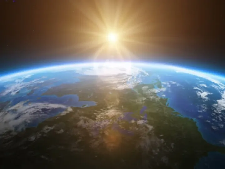 World from space