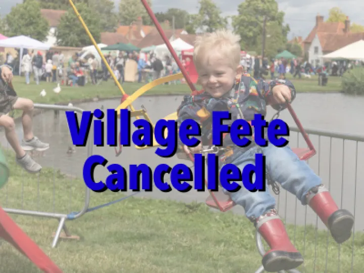 Village Fete Cancelled