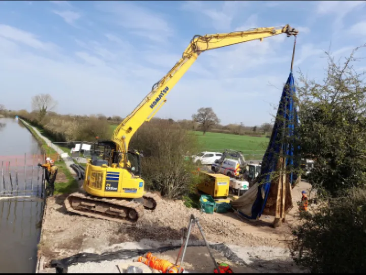 Canal reopening