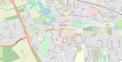 Map showing the location of The Crossing