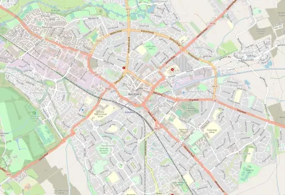 Map showing the location of Aylesbury Methodist Church