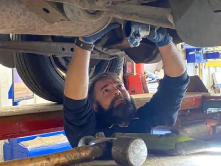 Gary at work