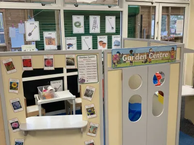 Garden Centre in the Amethyst classroom