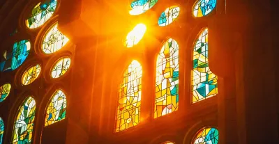 stained glass window