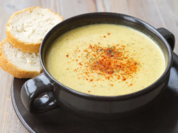Soup and bread