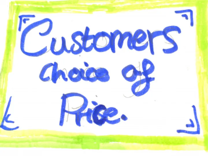 Choice of Price