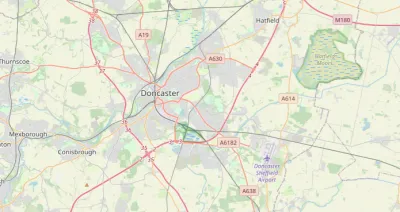 Map showing the location of Doncaster Methodist Circuit