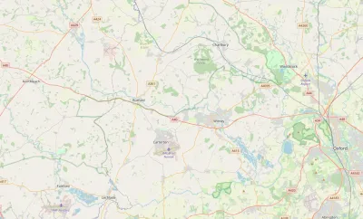 Map showing the location of West Oxfordshire Methodist Circuit