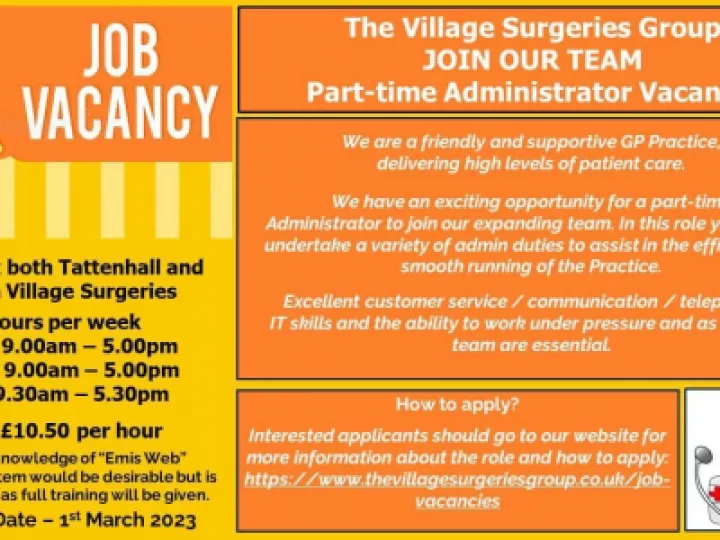 VSG job advert