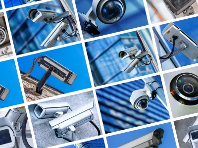 CCTV camera montage