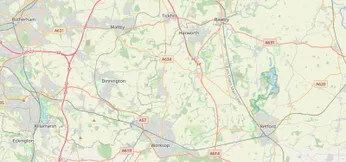Map showing the location of Trinity Circuit