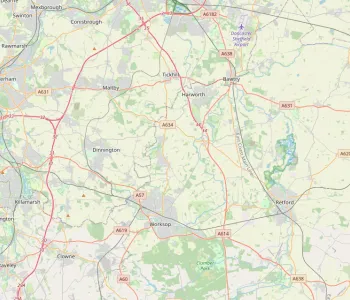 Map showing the location of Trinity Circuit