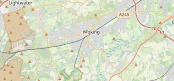 Map showing the location of Wey Valley Methodist Circuit