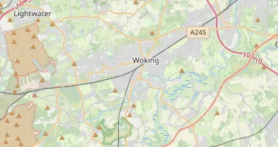 Map showing the location of Wey Valley Methodist Circuit
