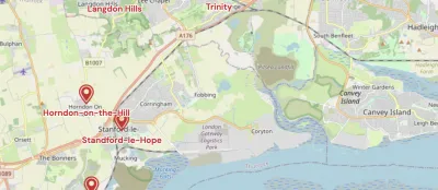 Map showing the location of Shropshire & Marches Methodist Circuit