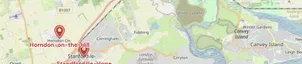Map showing the location of Shropshire & Marches Methodist Circuit