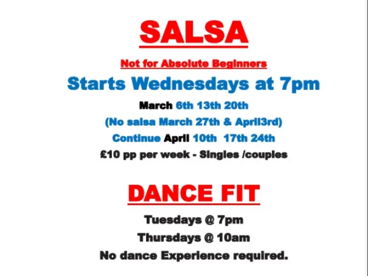 Salsa at Pritchards