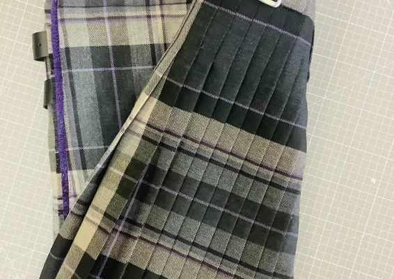 kilt partial front and back