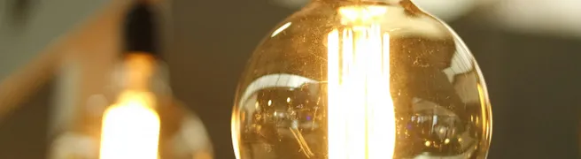 Lighted Light Bulb in Selective-focus Photography