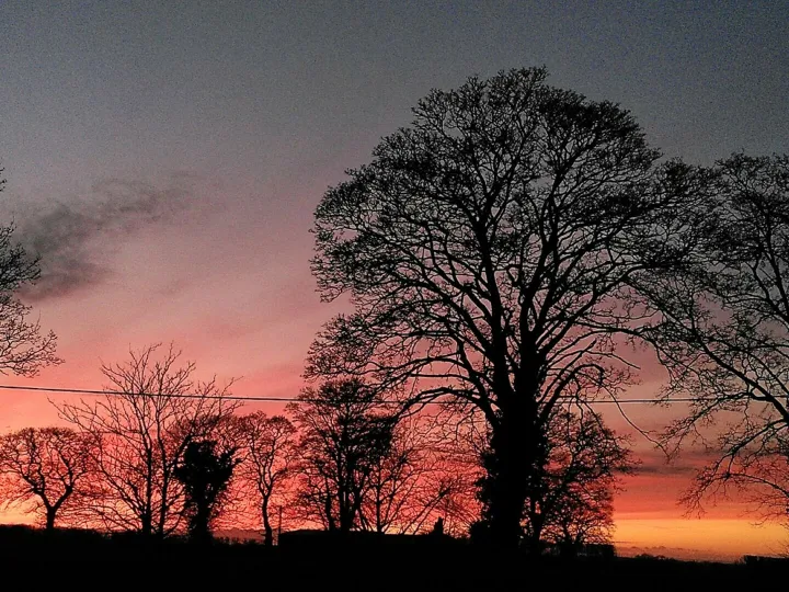 Sunset Over Audlem