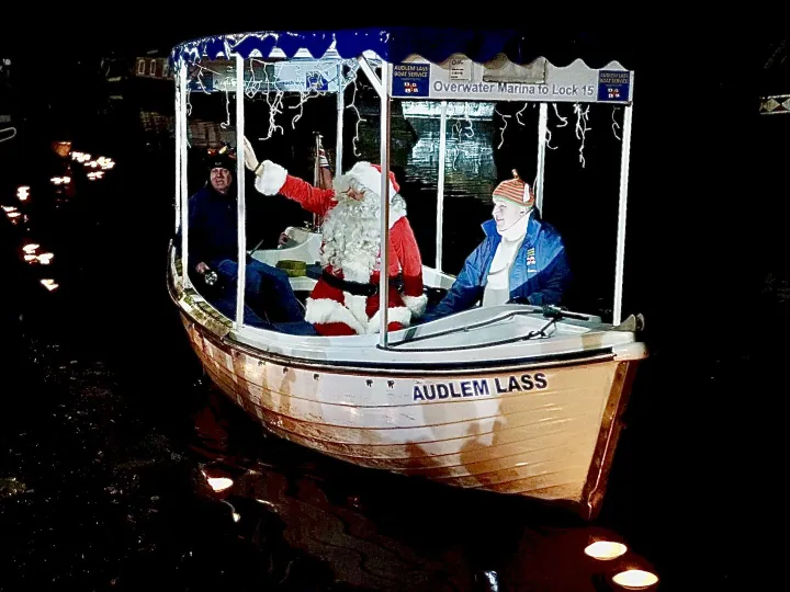 Santa On The Lass 1