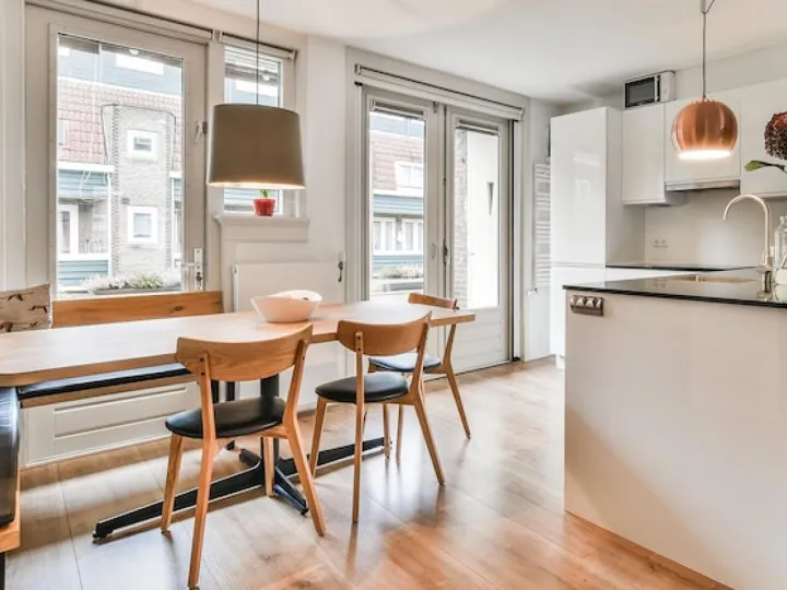 Cozy dining room of a modern apartment