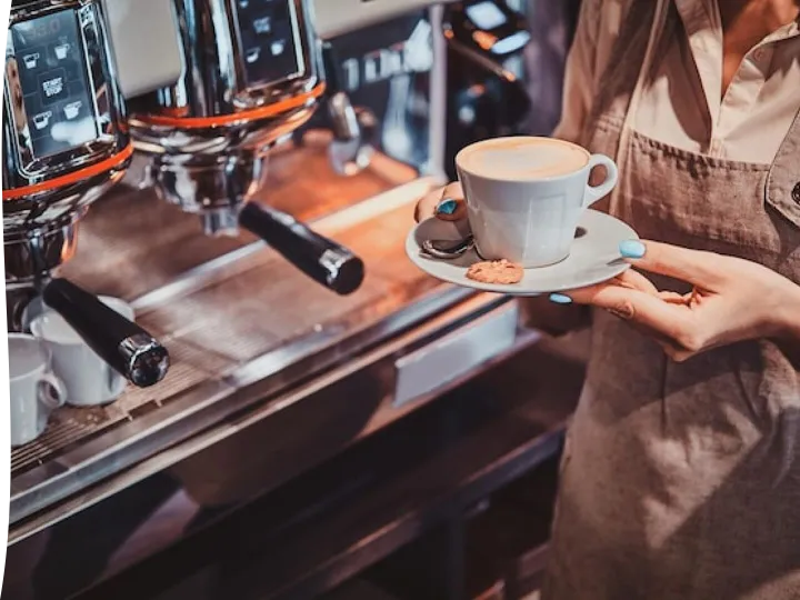 Process of coffee making using brand new coffee