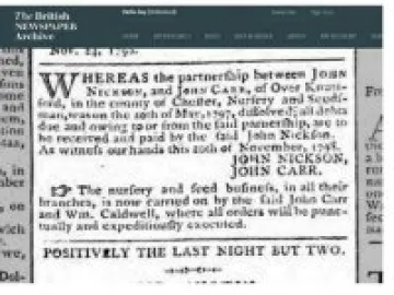 john nickson advert