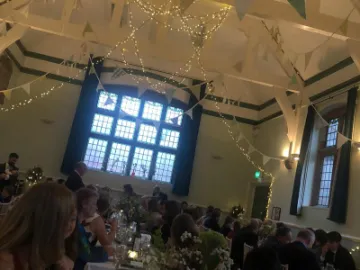 Fairy lights wedding