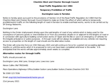 road closure Farndon-1