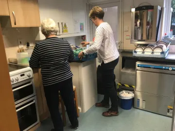 Some of our hard working helpers
