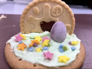 Easter tomb biscuits made by our young people...Happy Easter from God Squad!
