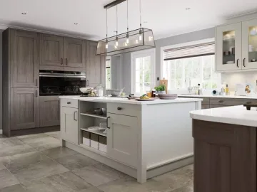 Alku Shaker Wood U-Shaped Kitc