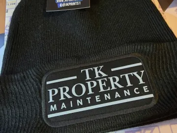 Tk Property Maintenance Beanie Hat With Dtf Printi