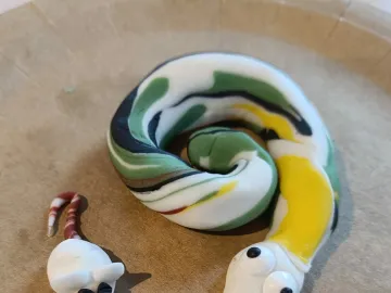 Kim and Bessie's snake (and mouse!)