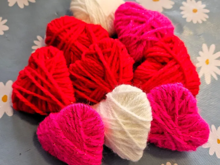 Valentine Hearts made by the Friendly Faces group in 2026